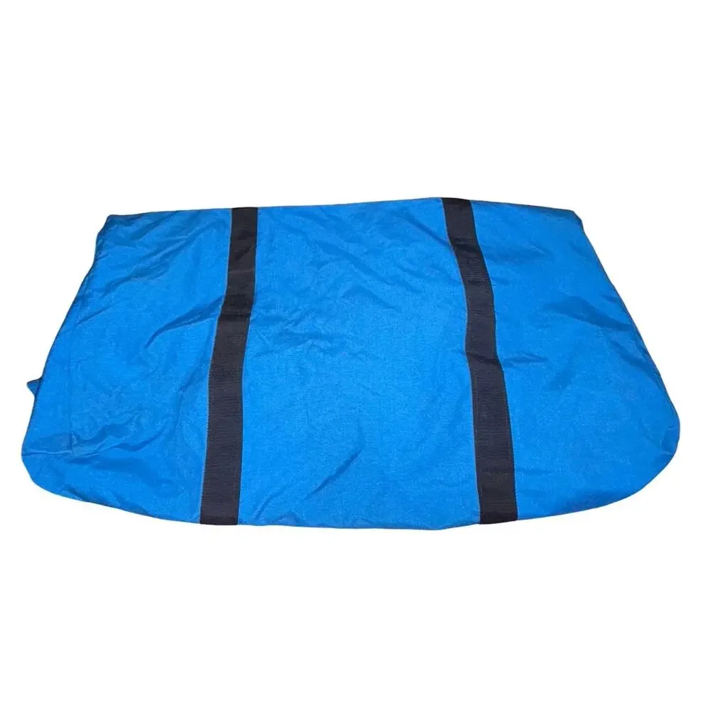 Vintage CAMP INN Blue Nylon EXTRA LARGE OVERSIZED Duffle Bag